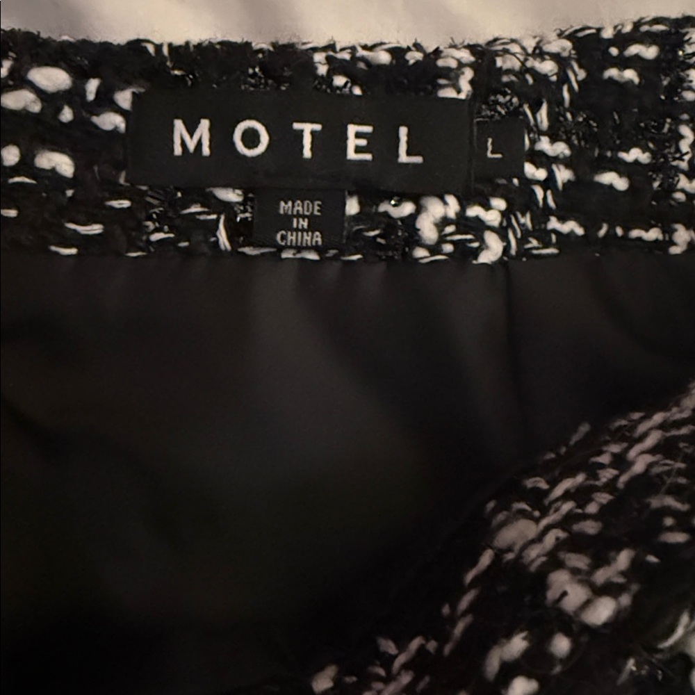 Motel Rocks Black and White Tweed Set *discontinued* - Picture 9 of 9